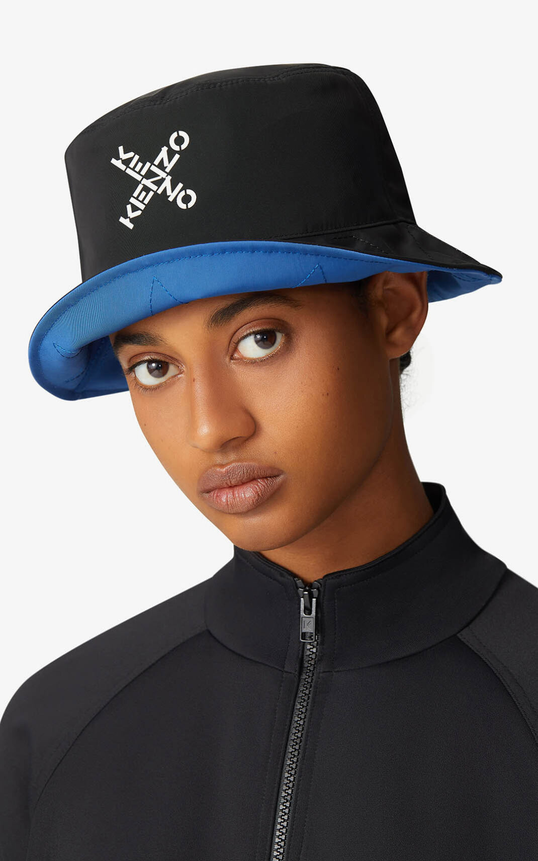 Kenzo Sport Little X Bøttehat Herre - Sort DK-598417